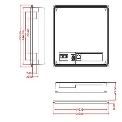 螺杆式低温冷水机组控制系统原理分析二 安装尺寸说明  